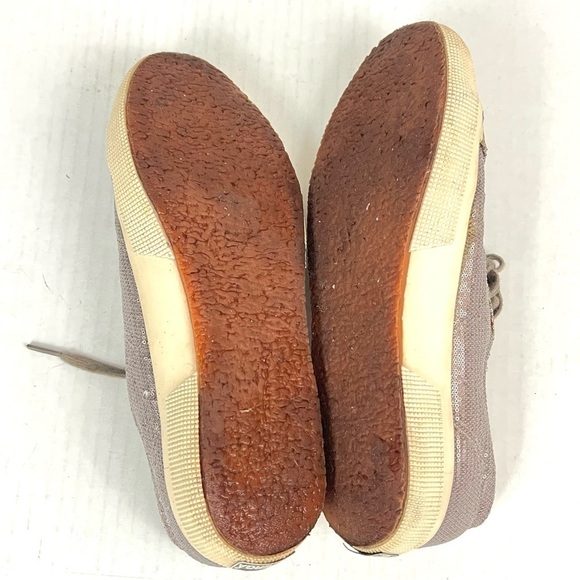 Superga Bronze Sequin Sneakers - Size 8 - Picture 6 of 8